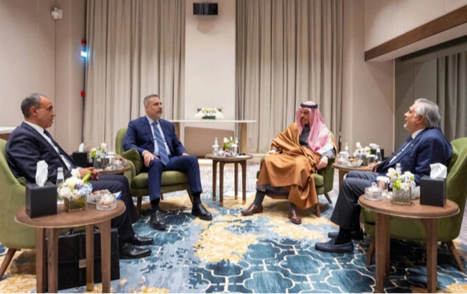 اجتماع سابق لوزراء خارجية باكستان، تركيا، السعودية، مصر