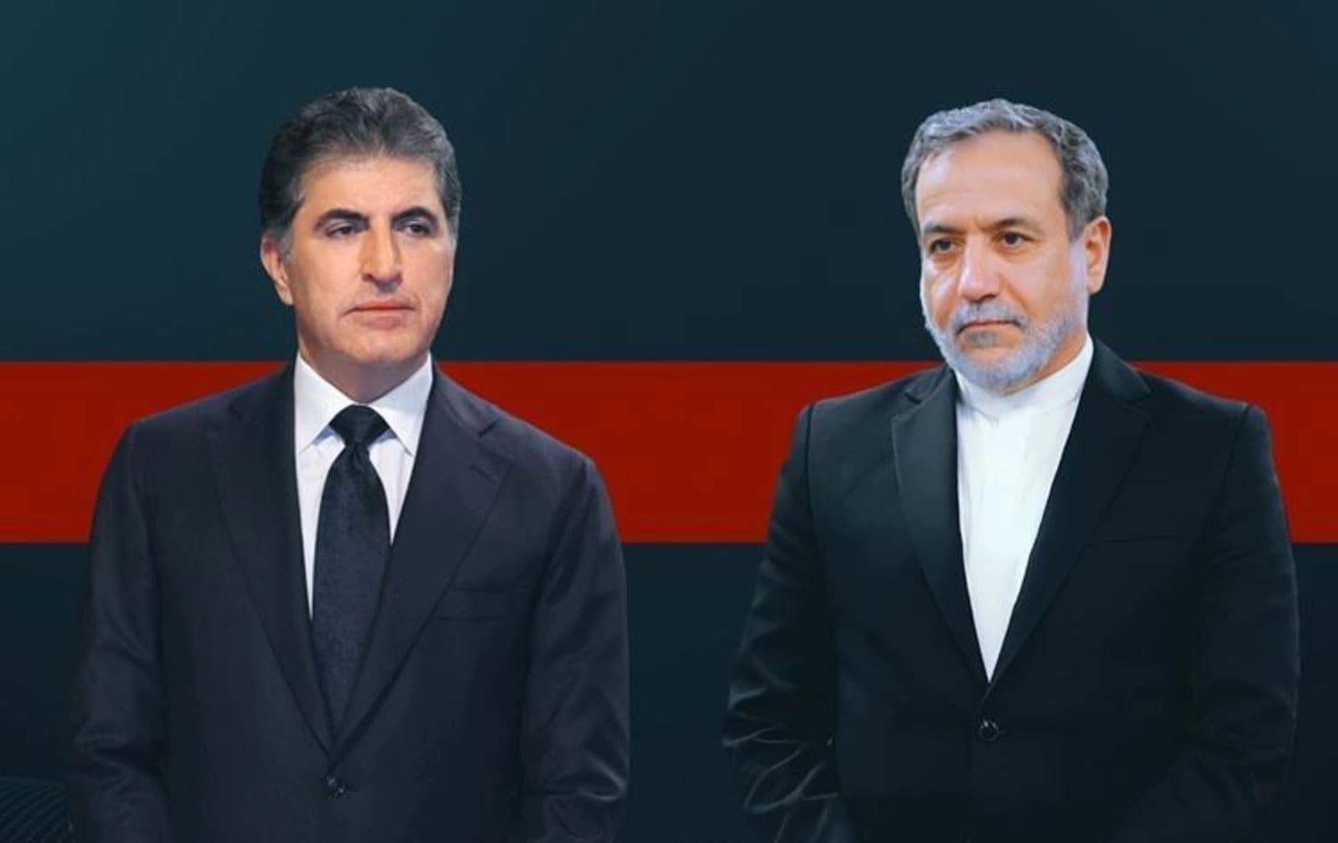 عباس عراقجي ونيجيرفان بارزاني