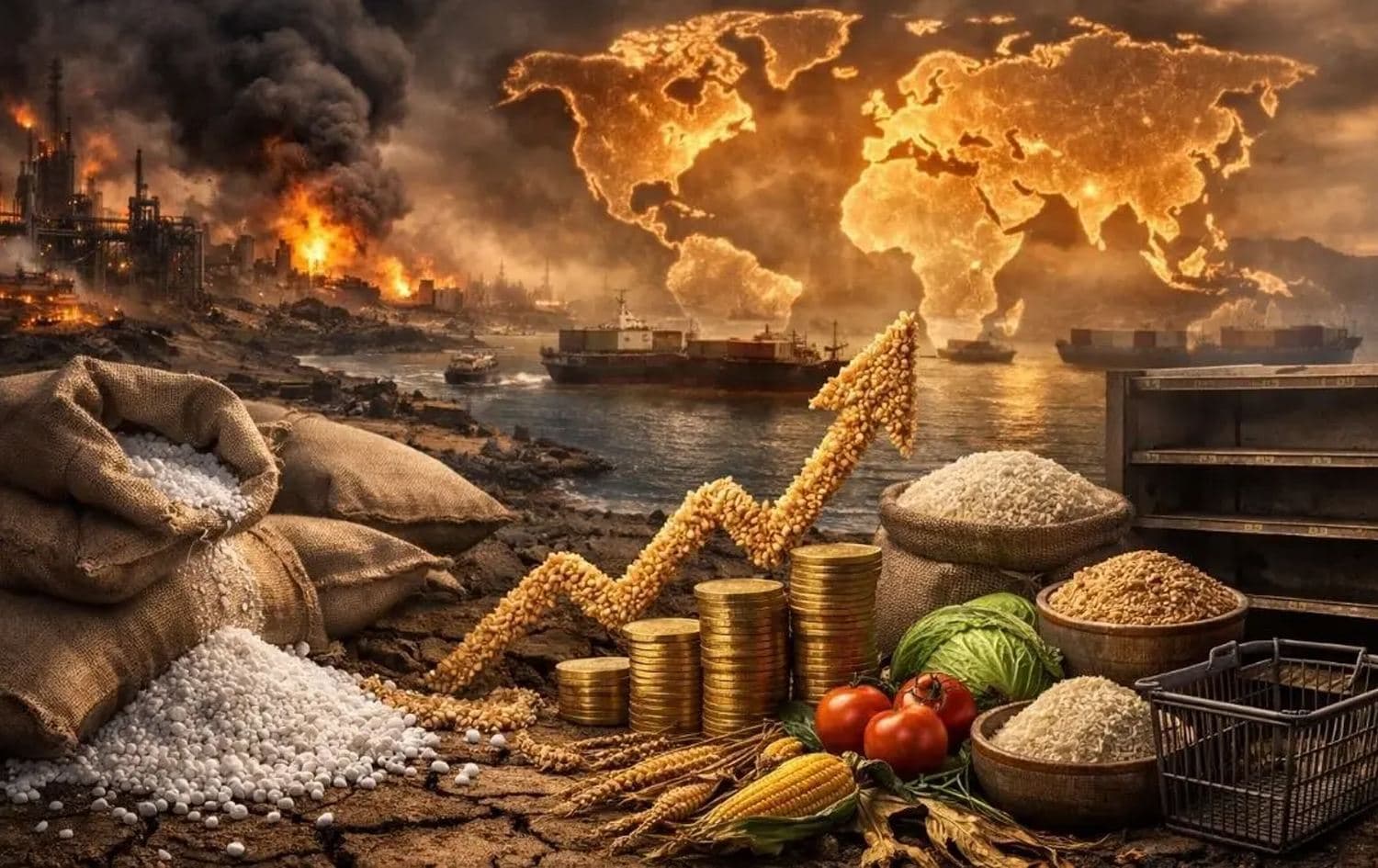 "فاو": أسعار الغذاء العالمية ترتفع بنسبة 2.4% بسبب حرب الشرق الأوسط