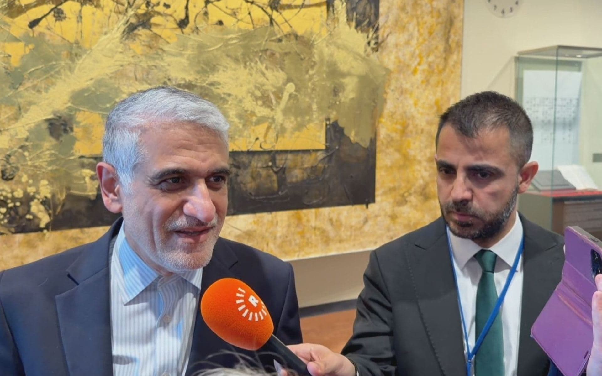 مراسل رووداو نامو عبد الله - ممثل إيران بالأمم المتحدة 