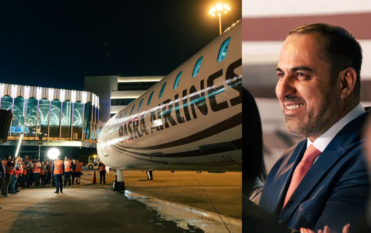 طائرة تابعة لشركة أفق البصرة للطيران (Basra Airlines)