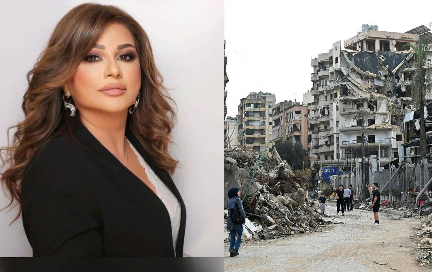 الإعلامية اللبنانية ماتيلدا فرج الله - الخراب في لبنان 