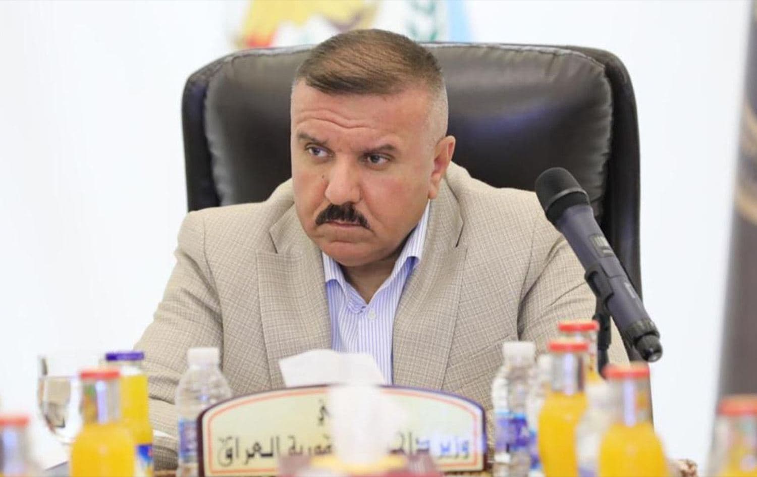عبد الأمير الشمري وزير  الداخلية العراقي