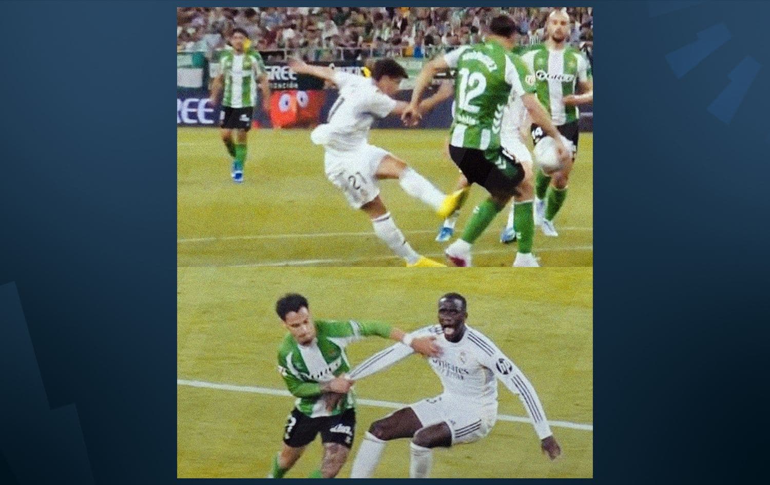 لقطتان مثيرتان للجدل في مباراة ريال مدريد وريال بيتيس