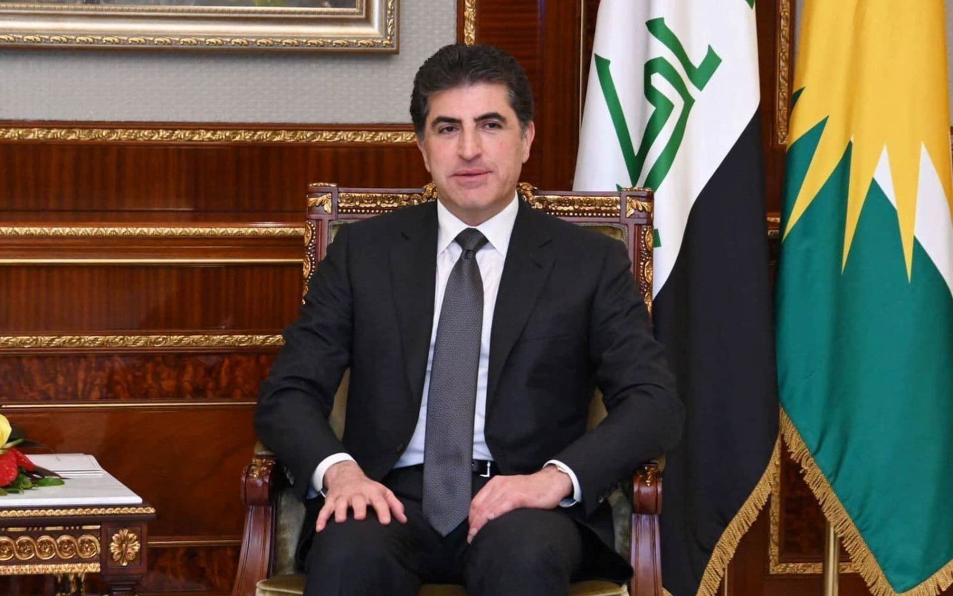 رئيس إقليم كوردستان نيجيرفان بارزاني