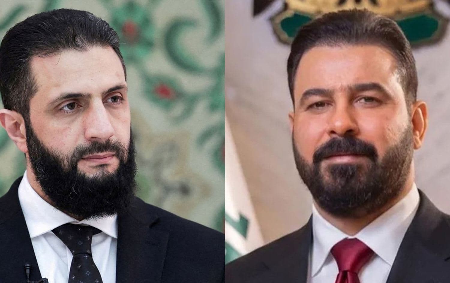 صورة لعلي الزيدي وأحمد الشرع