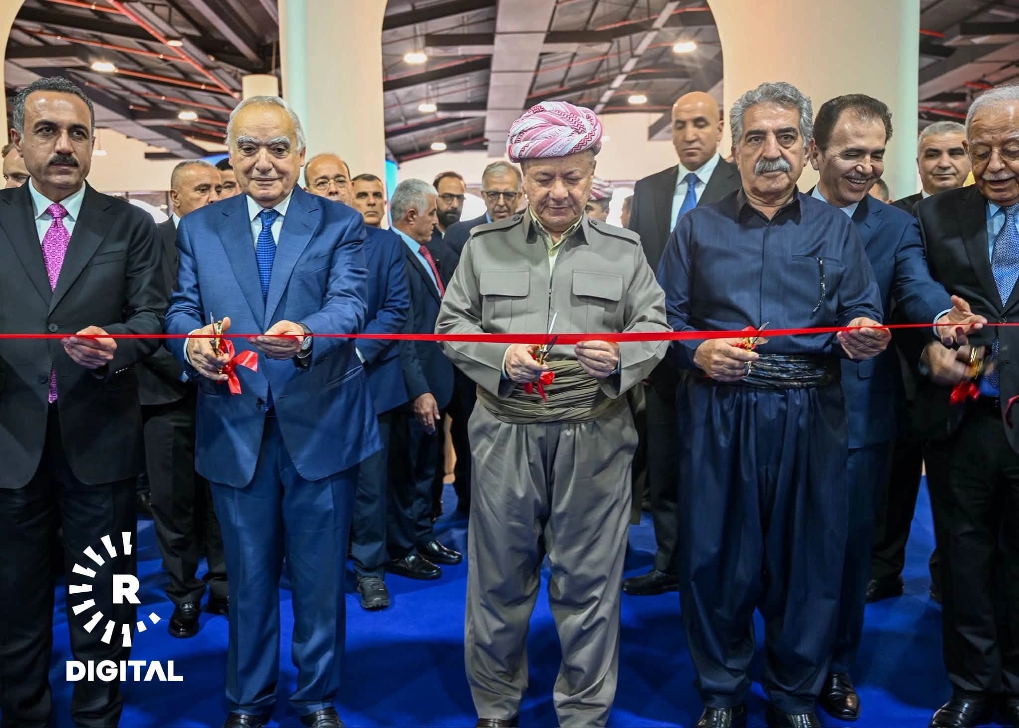 الرئيس مسعود بارزاني يفتتح معرض أربيل الدولي للكتاب