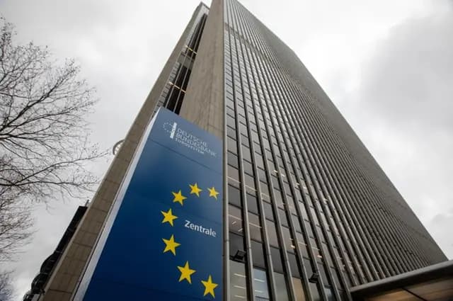The headquarters of the German Federal Bank in Frankfurt. Photo: File/AFP