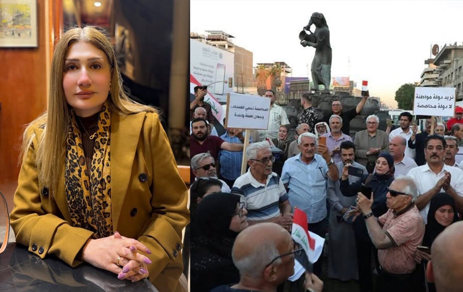 المحاصصة أسست لمنهج الفساد.. بشرى أبو العيس لرووداو: أشك باستمرار حملة الزيدي لأنها تهدد نظام الحكم