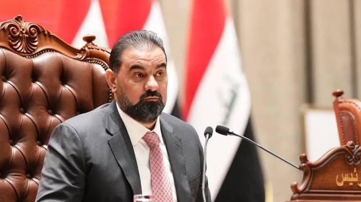 الحلبوسي يبحث مع رئيس مجلس الشعب السوري العلاقات الثنائية بين البلدين