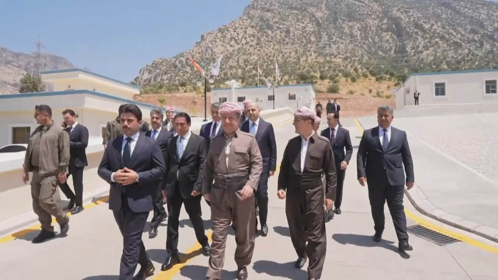 رئيس حكومة إقليم كوردستان يفتتح مشروع ماء "بالندا - بارزان"