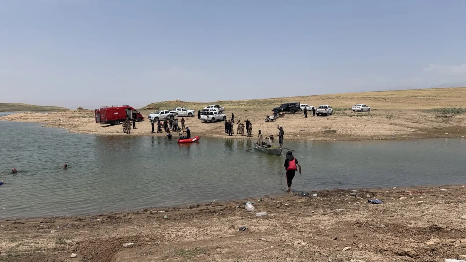 مصرع سائح غرقاً في قرية حدودية بحلبجة