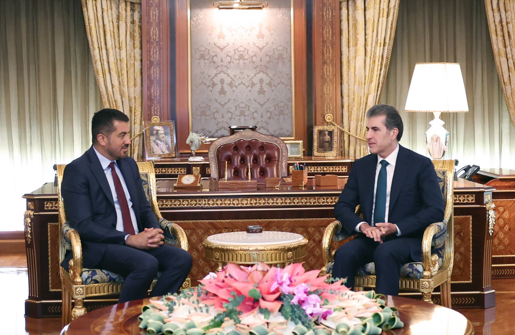 نيجيرفان بارزاني يبحث مع نائب ألماني تعزيز العلاقات ويشيد بدعم برلين لإقليم كوردستان