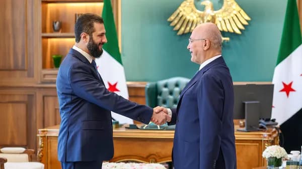 الرئيس السوري يبحث مع برهم صالح دعم العودة الطوعية