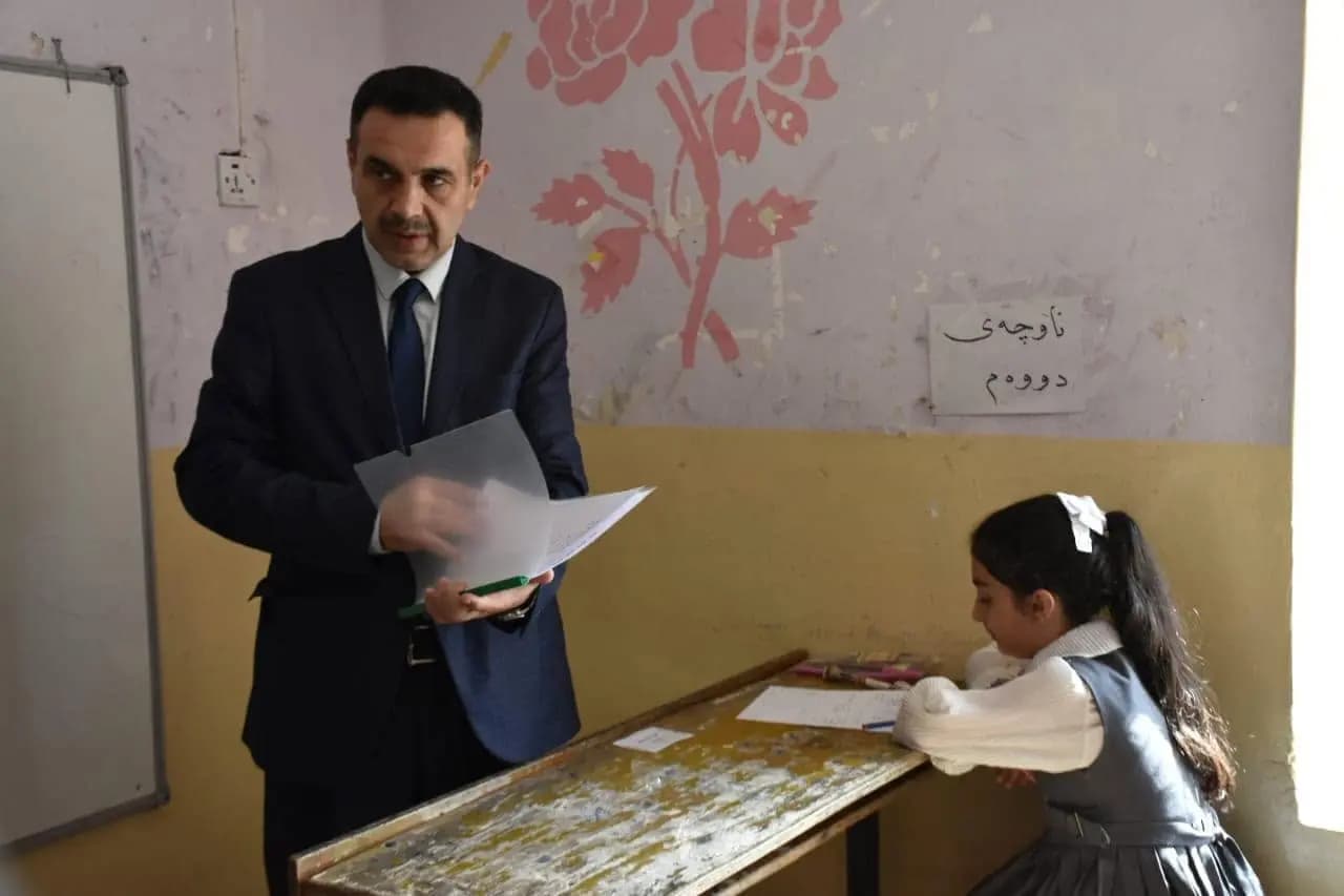 مدير الدراسة الكوردية في كركوك: تحديد أفضل موقع لتوزيع الأراضي على معلمي كركوك