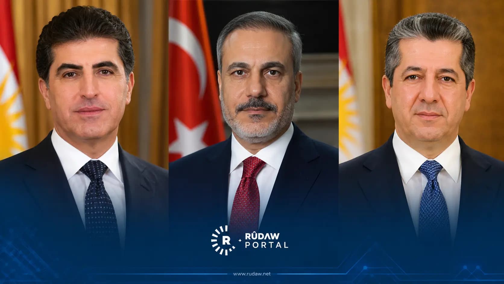 هاكان فيدان يبحث هاتفياً مع نيجيرفان بارزاني ومسرور بارزاني التطورات في المنطقة