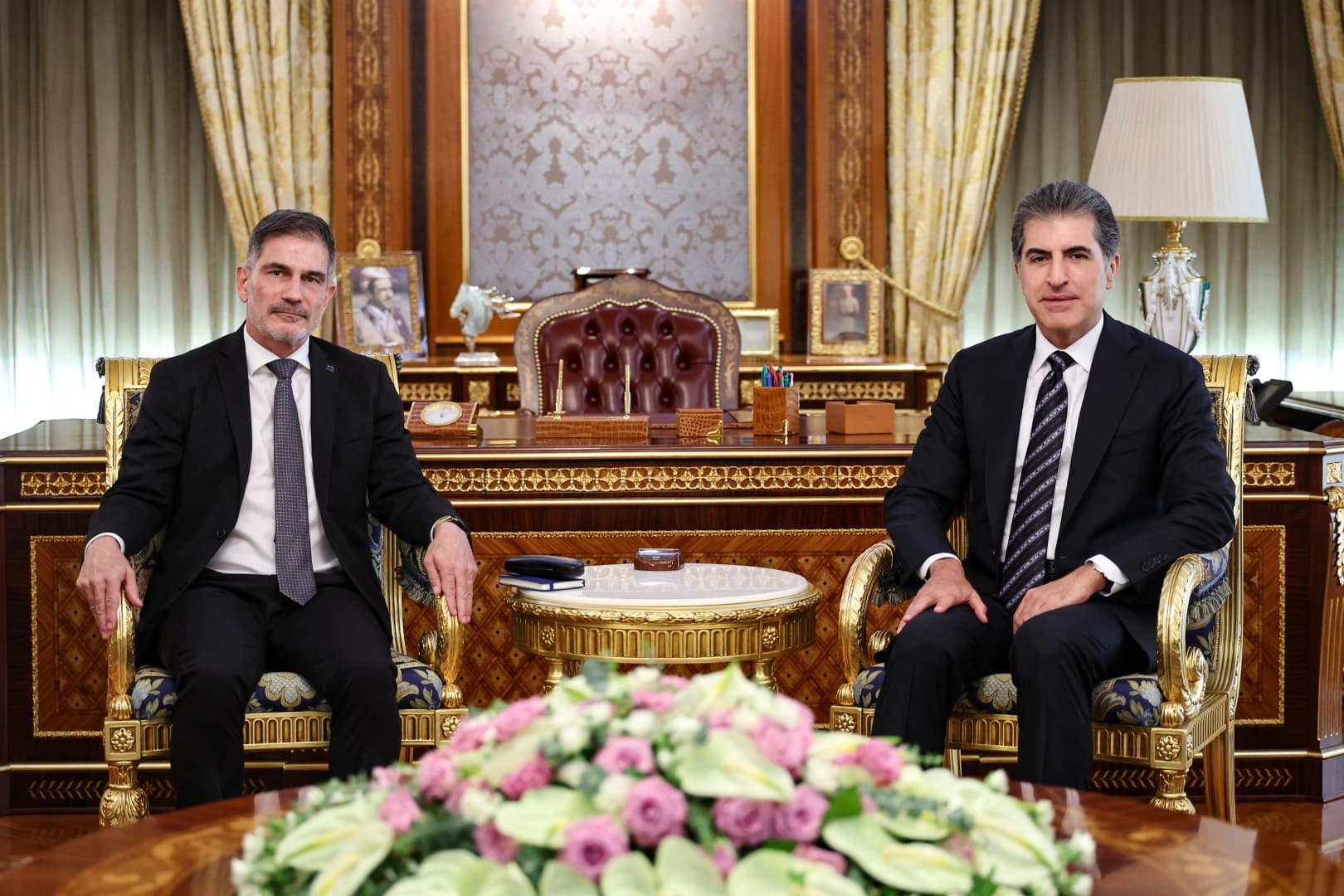 الاتحاد الأوروبي يؤكد لنيجيرفان بارزاني التزامه بدعم العراق وإقليم كوردستان