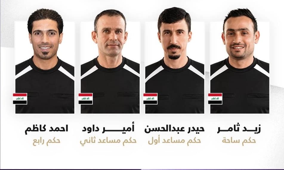 طاقم عراقي يقود مباراة القادسية والوصل آسيوياً