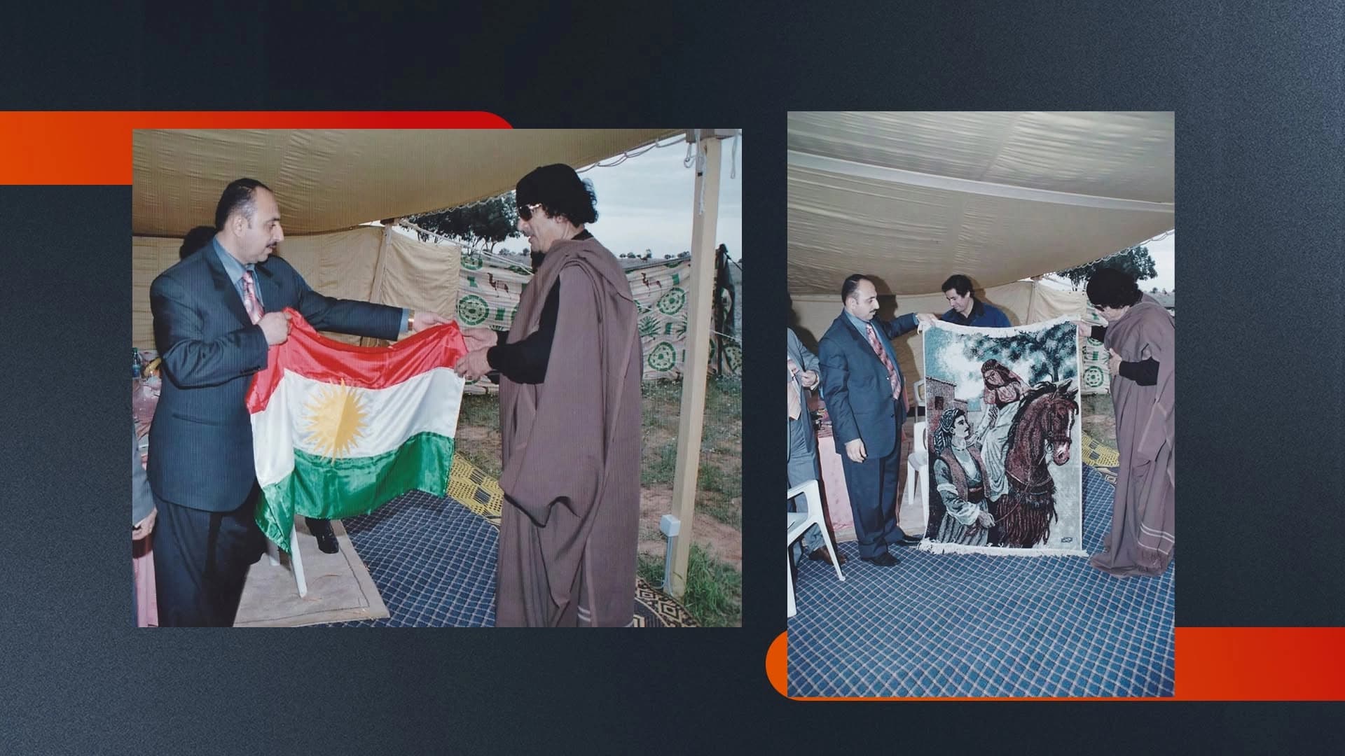معمر القذافي واستقلال كوردستان