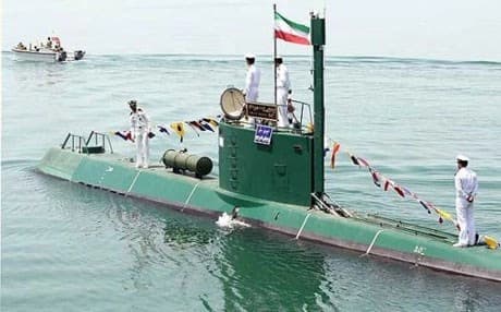 استعراض للبحرية الايرانية