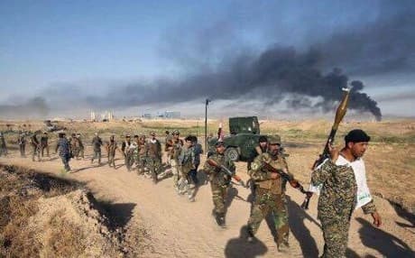 مقاتلون من الحشد الشعبي