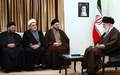 عمار الحكيم خلال زيارته لايران