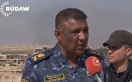 القائد في الفرقة السادسة من الشرطة الاتحادية، اللواء حيدر المطوري