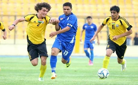 لقطة من احدى مباريات الدوري الكوردستاني