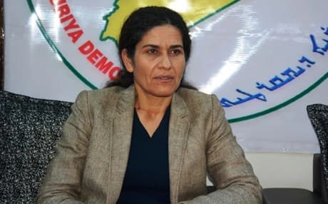الرئيسة المشتركة لمجلس سوريا الديمقراطية، إلهام أحمد