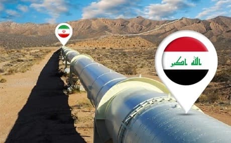 يستورد العراق من إيران حوالي 600 مليون قدم مكعب قياسي من الغاز يومياً