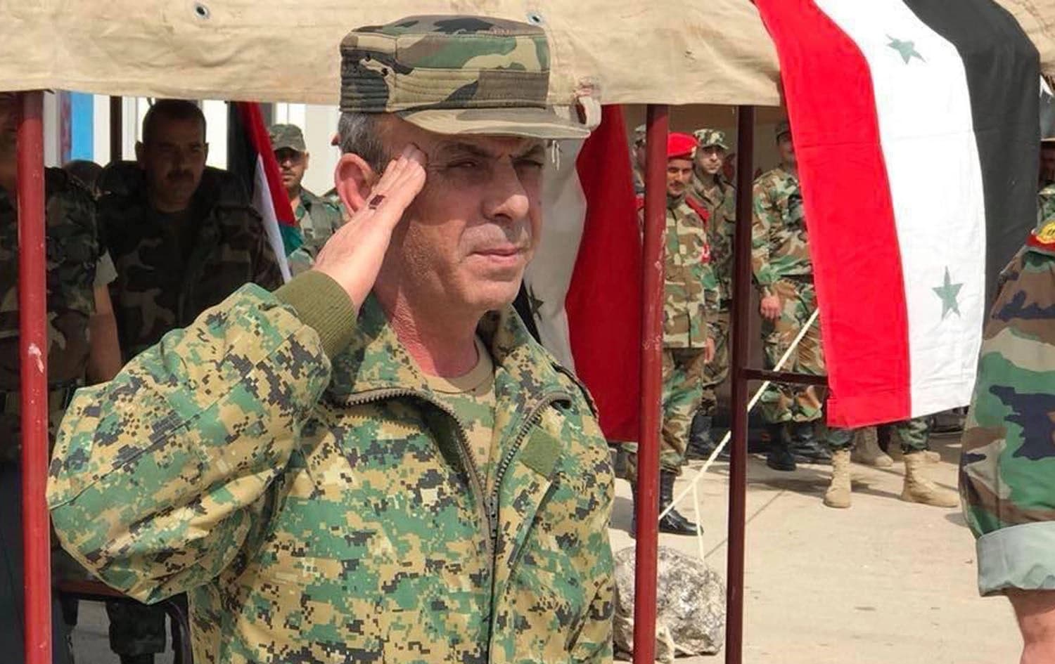 اللواء أحمد شريف أحمد القائد العسكري للجيش السوري في الحسكة