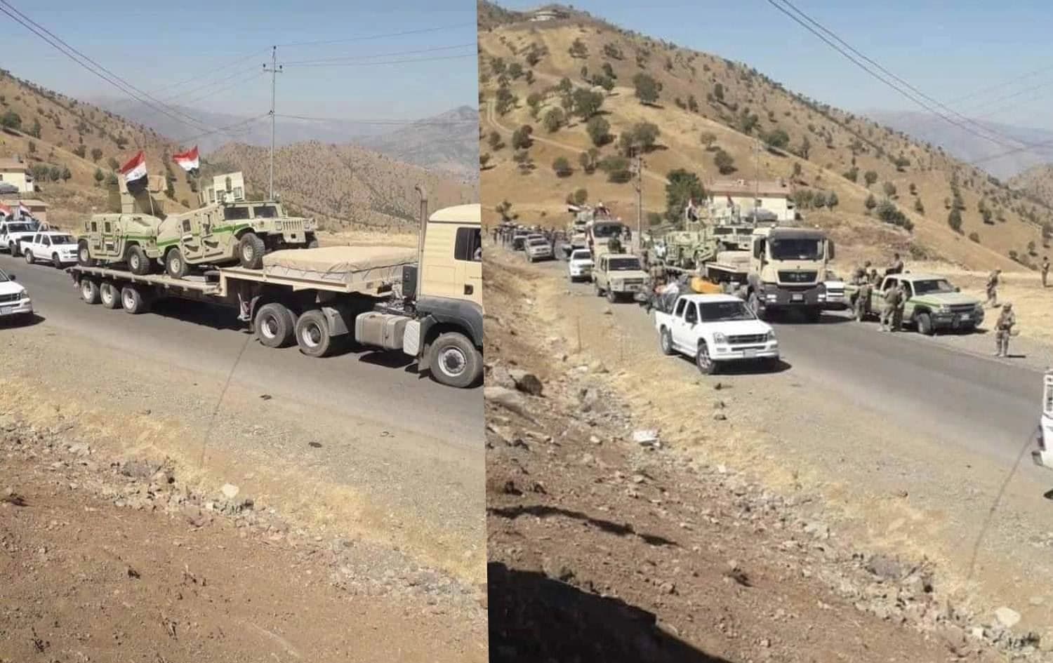 قوة من حرس الحدود العراقي تنتشر على الحدود الإيرانية