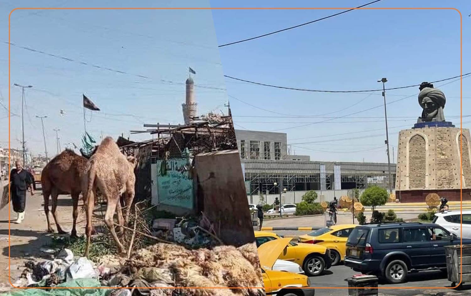 انتقادات لمحاولات ازالة تمثال ابو جعفر المنصور ومطالبات باعمار بغداد