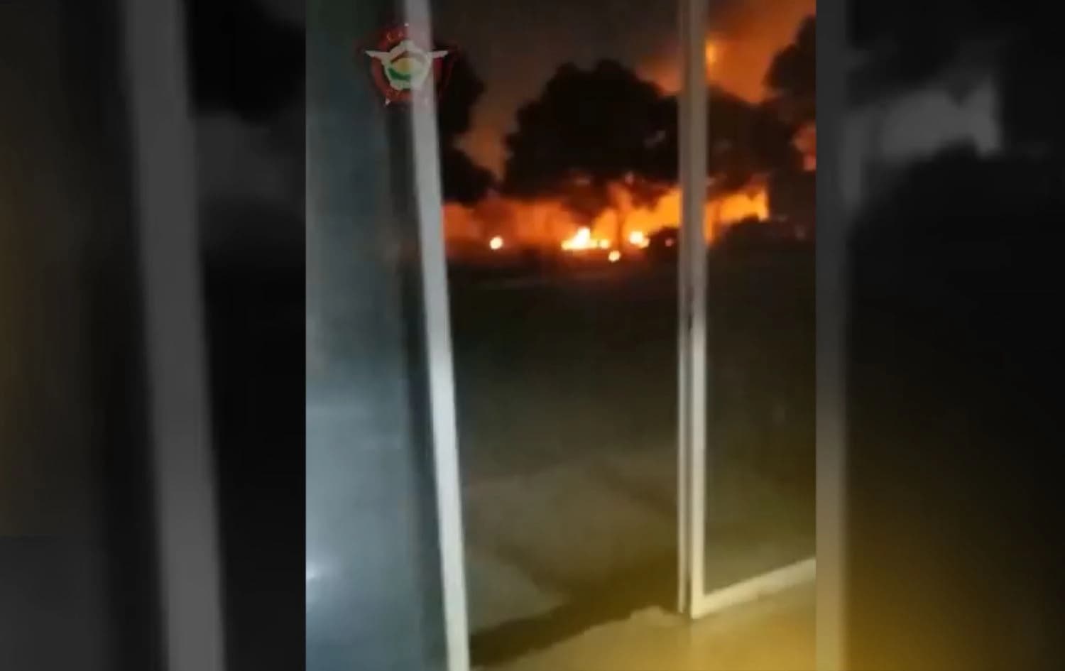 اشتعال الحشائش في أراض قريبة من مطار #أربيل الدولي دون وقوع أي خسائر بشرية