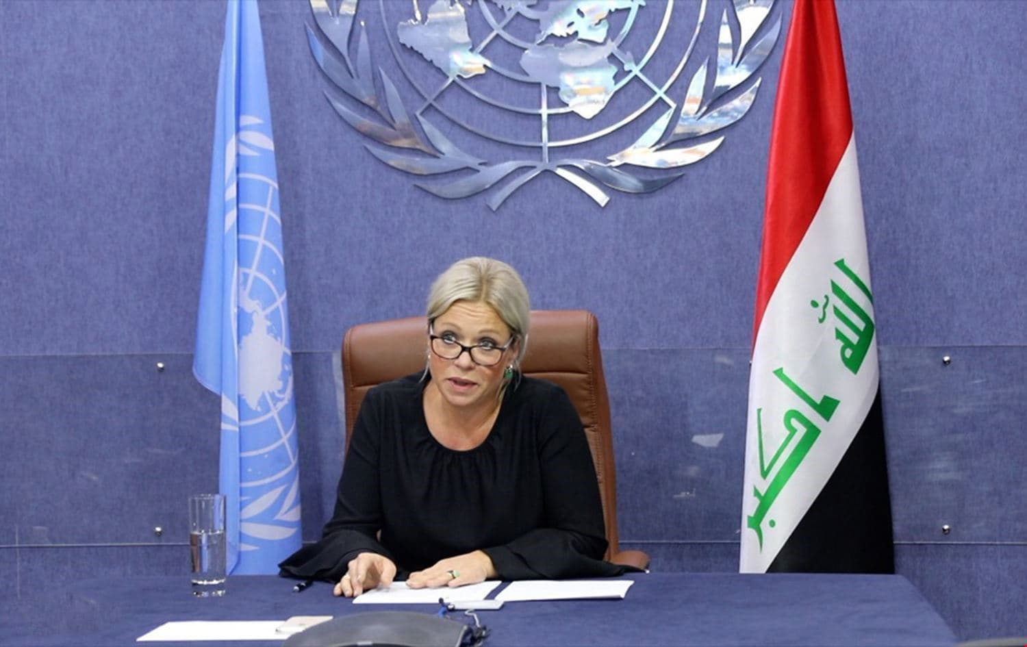 الممثلة الخاصة للأمين العام للأمم المتحدة في العراق جينين بلاسخارت