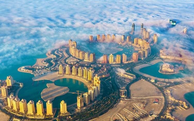 صورة جوية لقطر