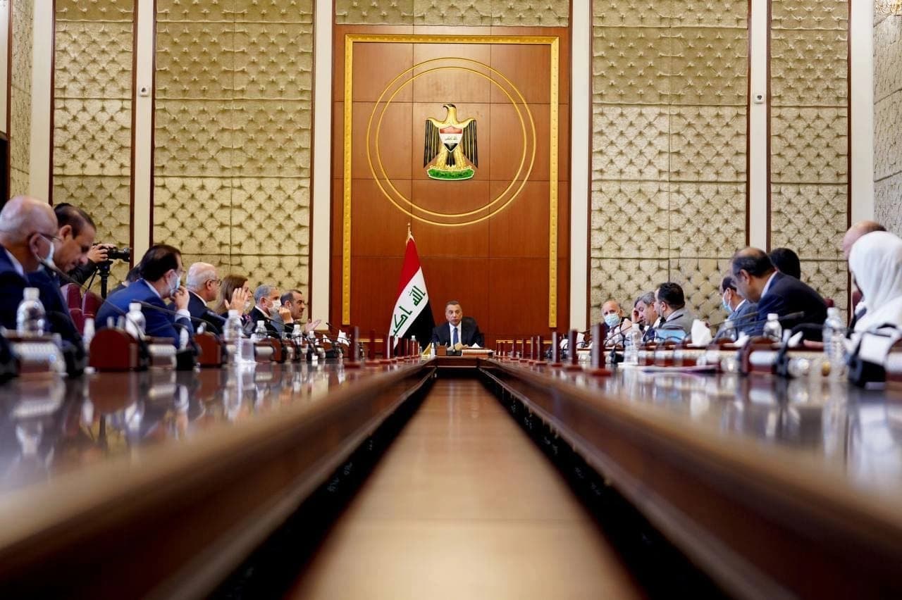 مجلس الوزراء خلال جلسة اليوم