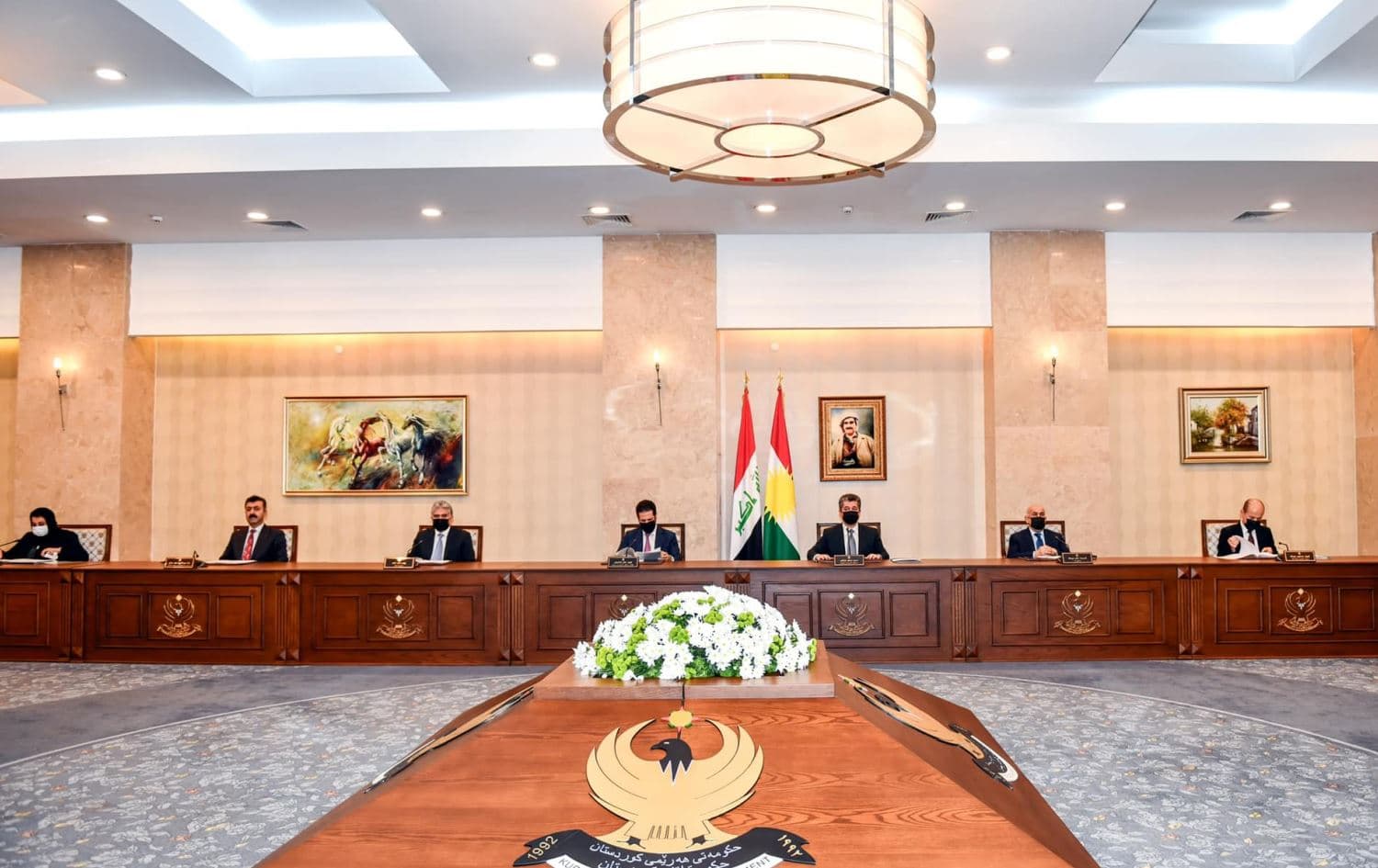جلسة مجلس وزراء إقليم كوردستان
