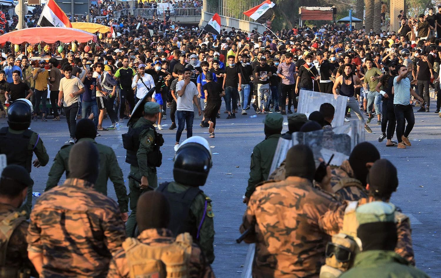 تظاهرات تشرين- صورة ارشيفية