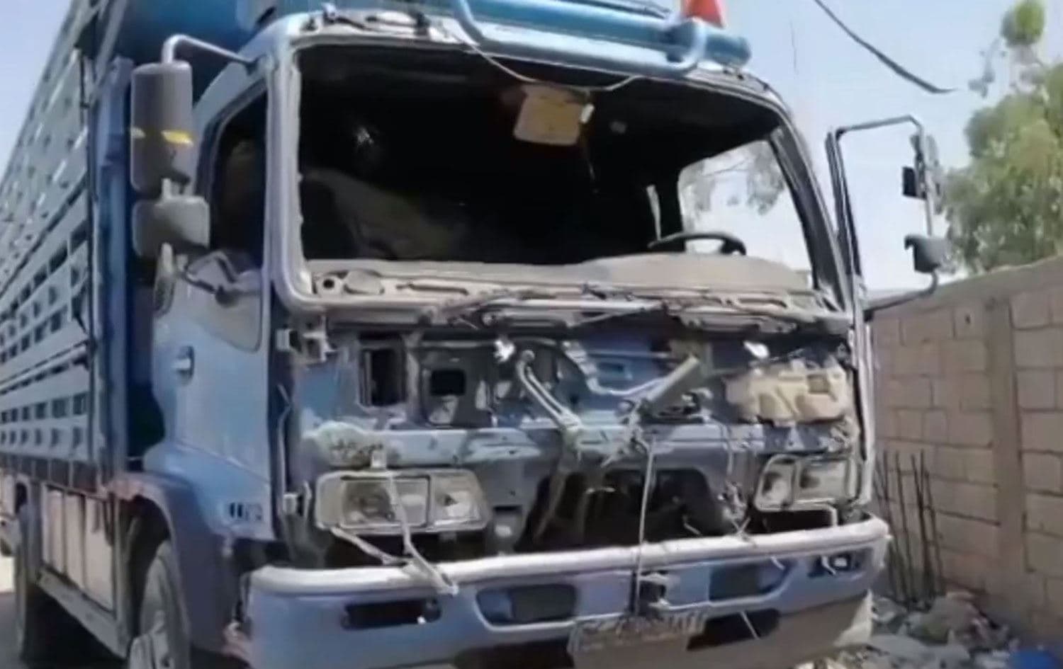 السيارة التي تضررت