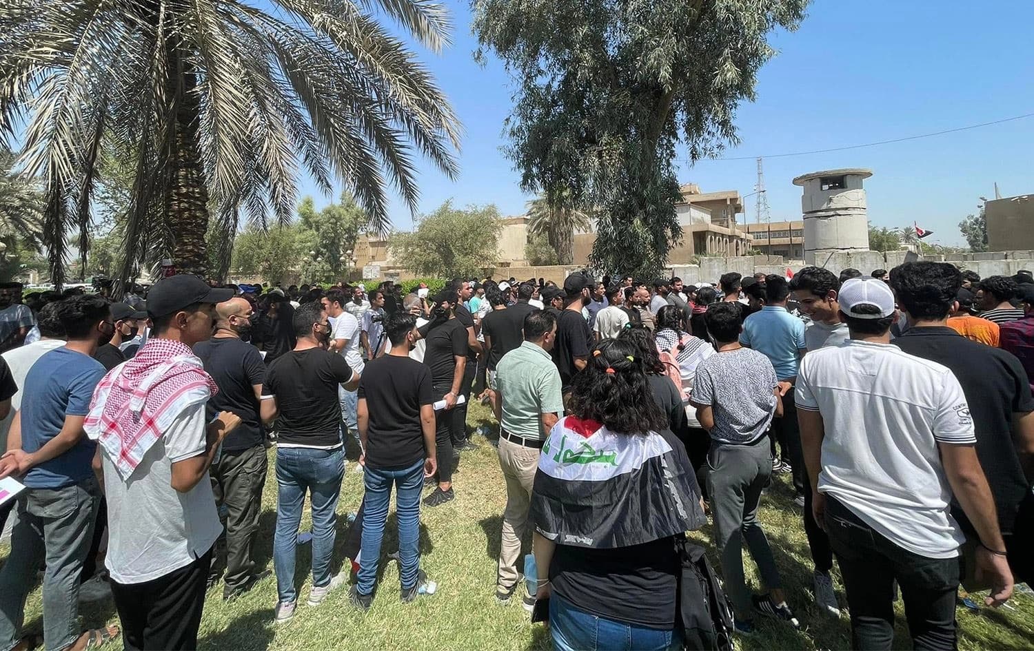 وقفة احتجاجية أمام السفارة التراكية في بغداد
