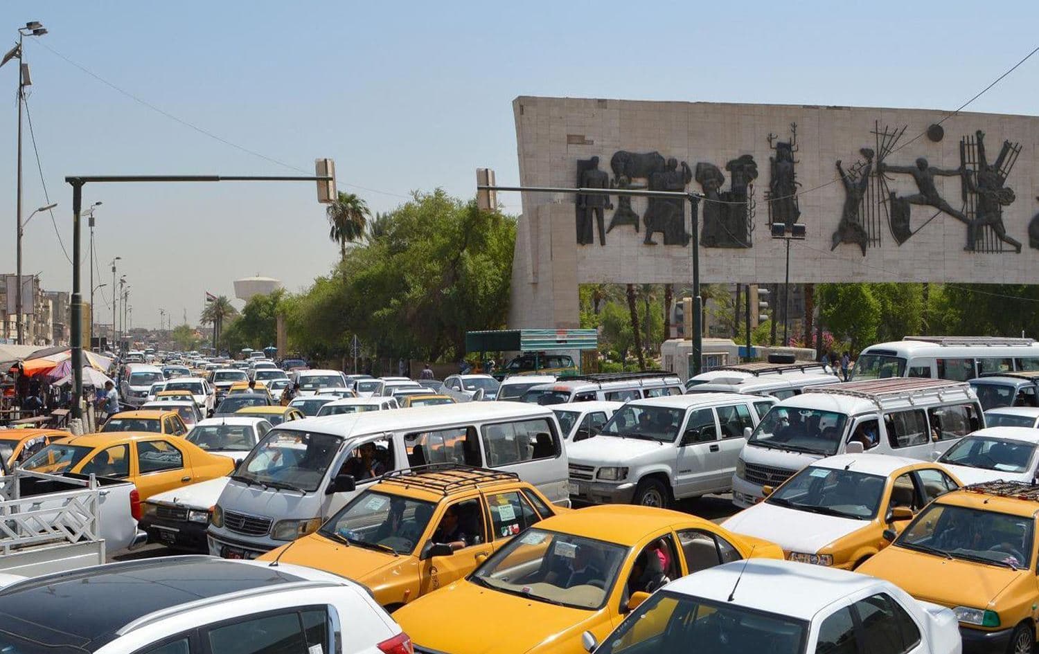ساحة التحرير وسط بغداد