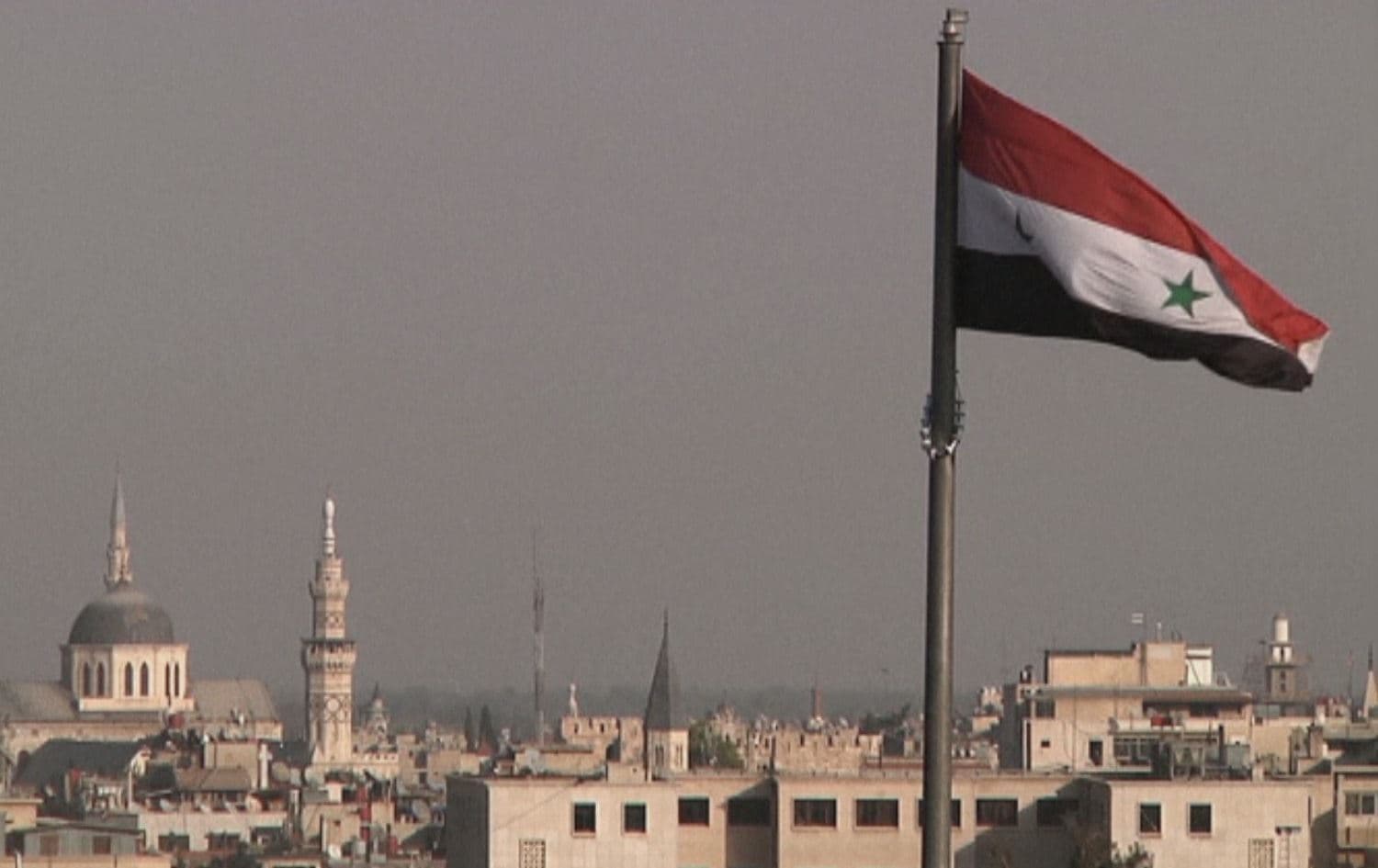 العلم السوري في دمشق