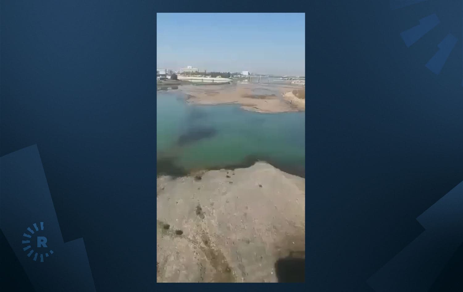 انخفاض منسوب نهر دجلة في محافظة ميسان
