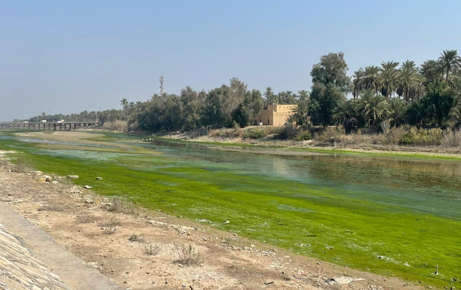 انخفاض منسوب دجلة في ميسان