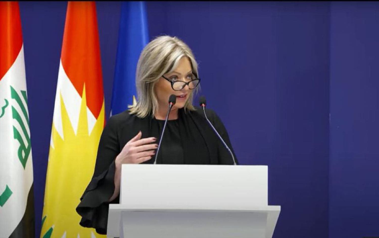 جينين بلاسخارت في ملتقى السليمانية السابع