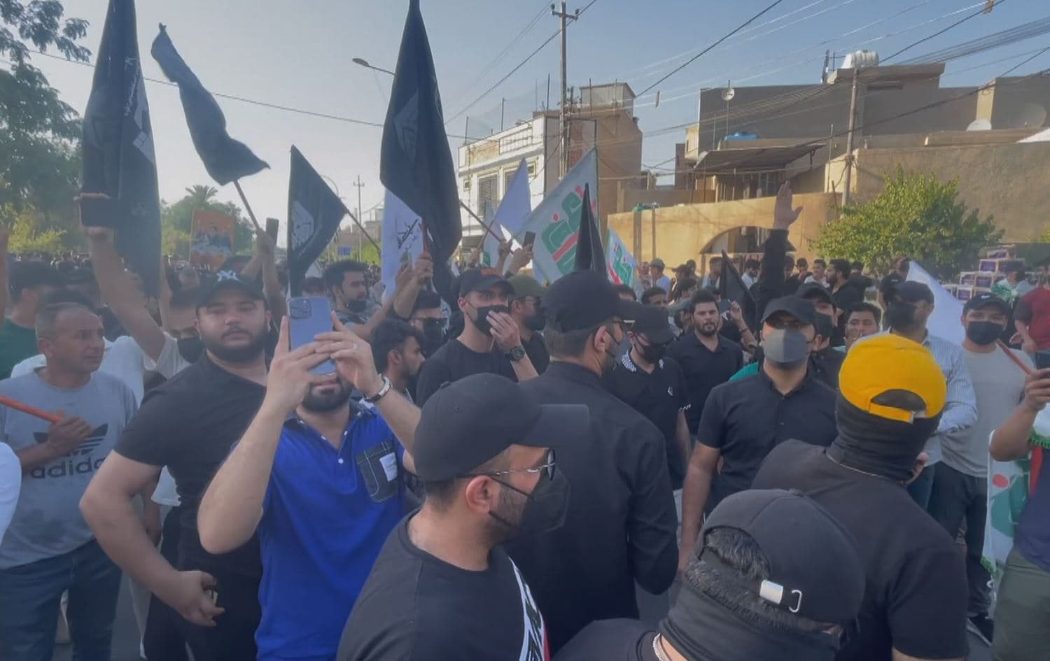 تظاهرة في بغداد ضد "تدخلات السفيرة الأميركية/ رووداو