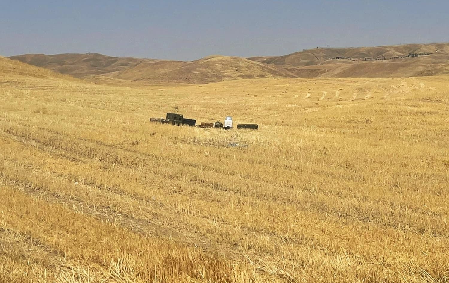 تحطم مروحية في ناحية الكوير بقضاء مخمور