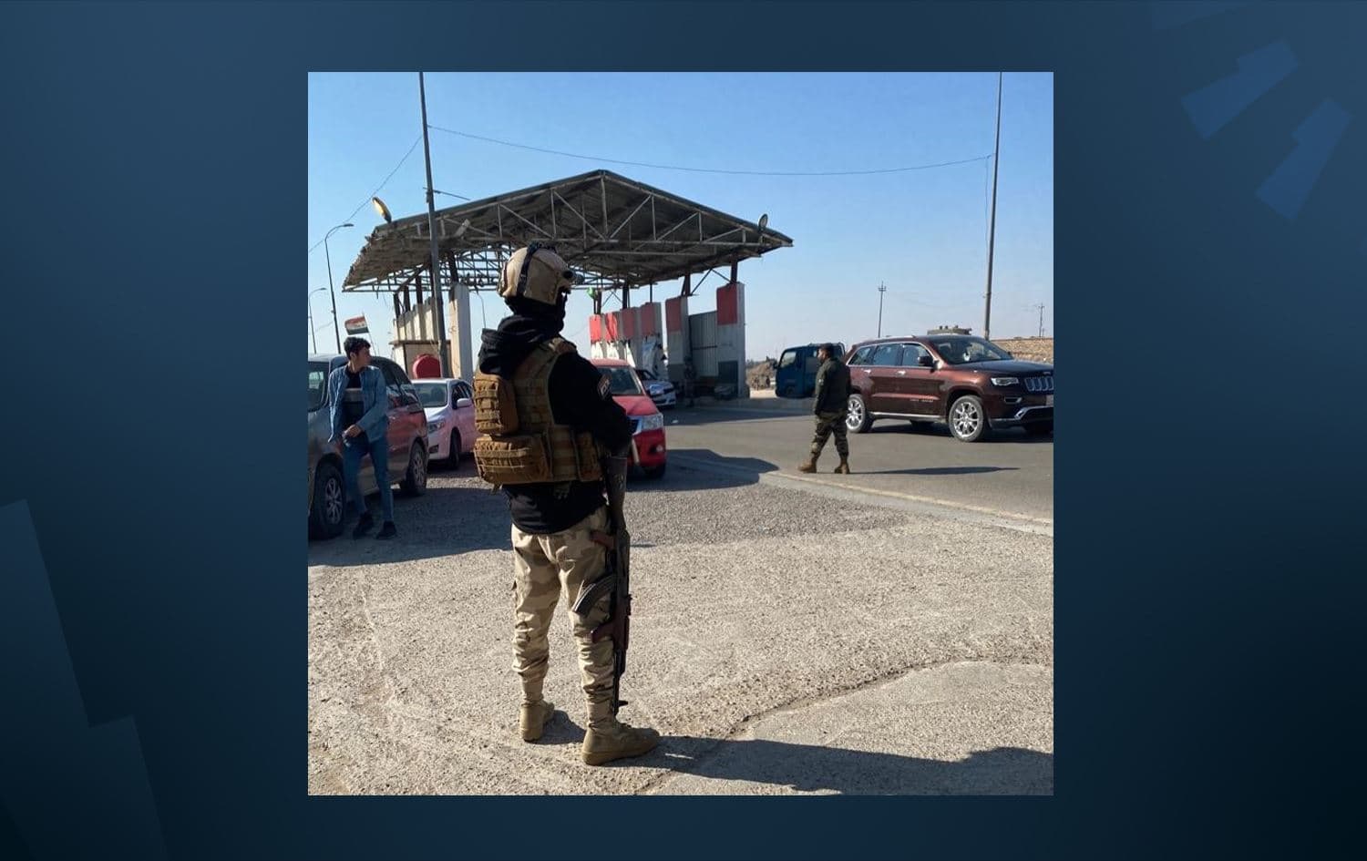 نقطة تفتيش في سامراء