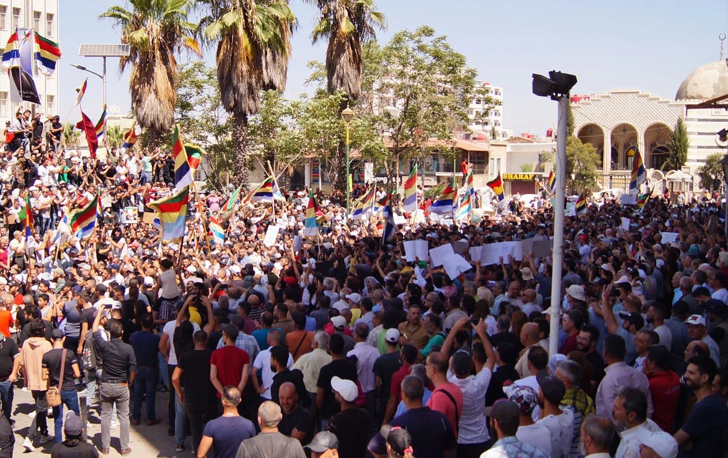 تظاهرة في السويداء